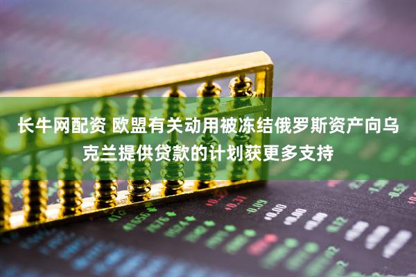 长牛网配资 欧盟有关动用被冻结俄罗斯资产向乌克兰提供贷款的计划获更多支持
